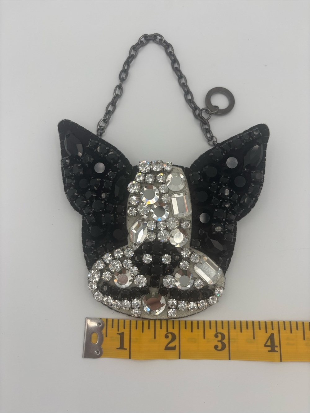 ANTEPRIMA Luminosa French Bulldog Bag Charm or Brooch Pin - EUC - Picture 8 of 10